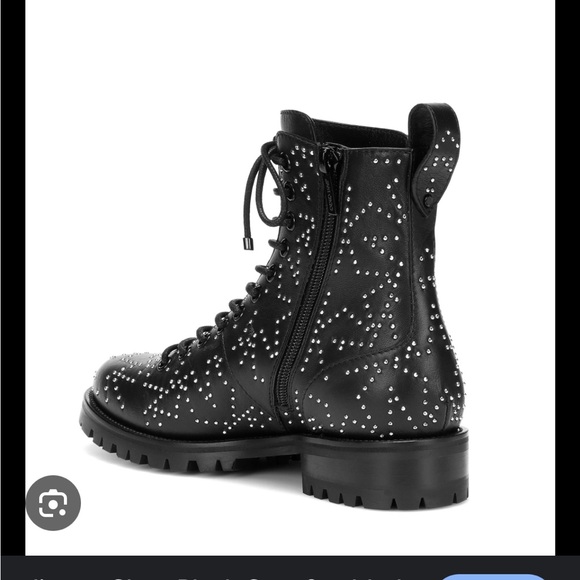 Jimmy Choo Star Studded Leather Boot - Picture 4 of 5